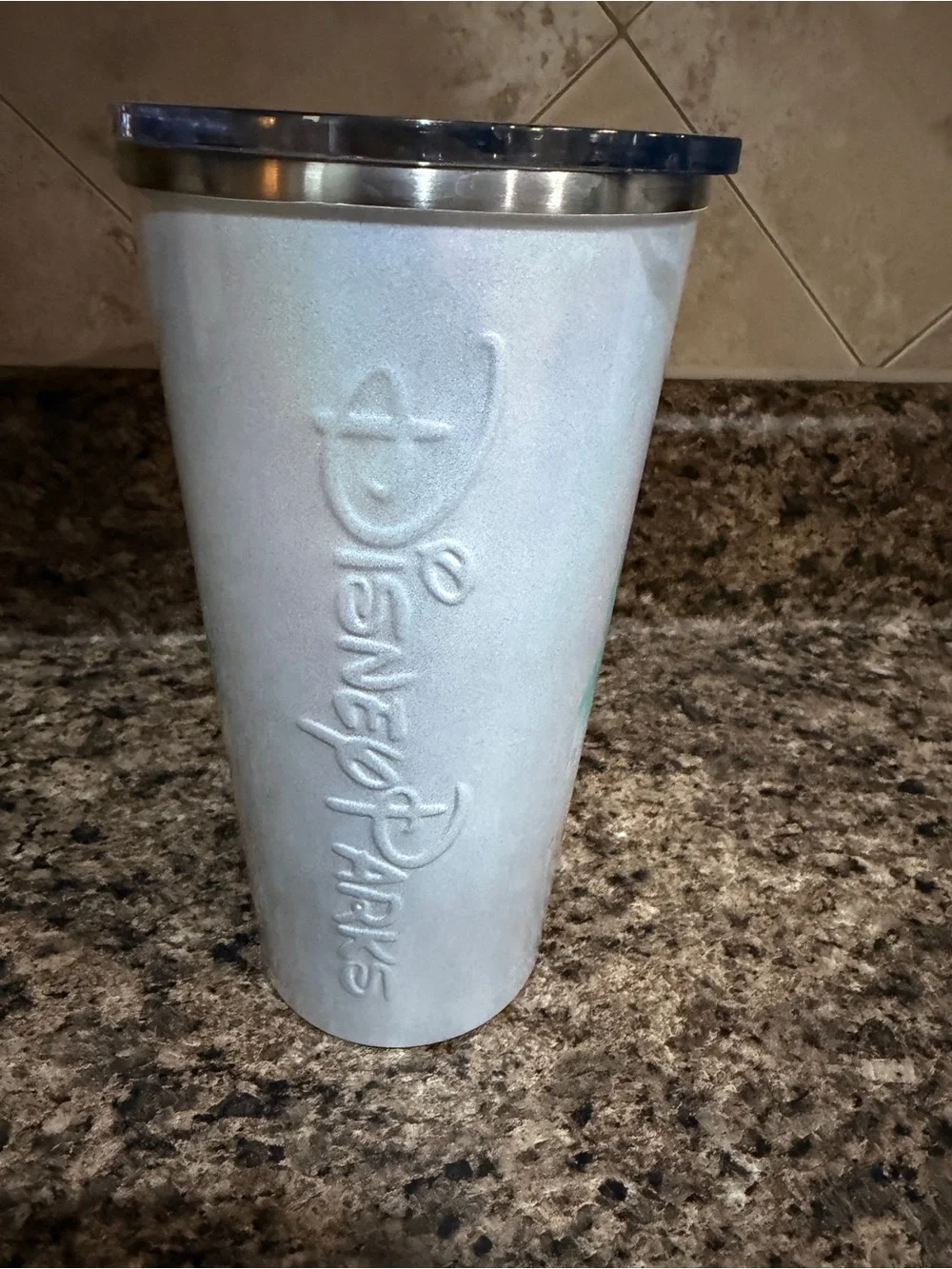 Disney Parks Christmas Holiday Minnie Mickey Pluto Travel Tumbler Cup